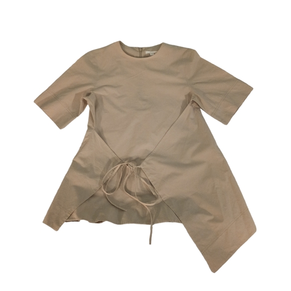 COS Tie Front Short Sleeved Top - Picture 3 of 7